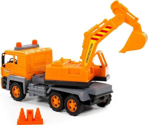 купить Машина Полесье 86709 Jucarie masina excavator cu inertie Almaz в Кишинёве 