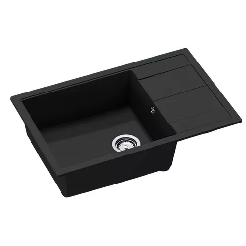 купить Мойка кухонная SanDonna Ines 780 Negru в Кишинёве 