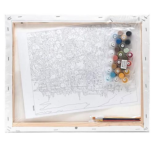 купить Картина по номерам Art Gallery GX42359 40x50cm Eco, Ajunul Anului Nou в Кишинёве 