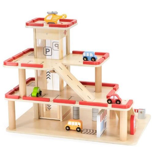 cumpără Jucărie PolarB 44763 Set de joc din lemn Parcare-garaj în Chișinău 