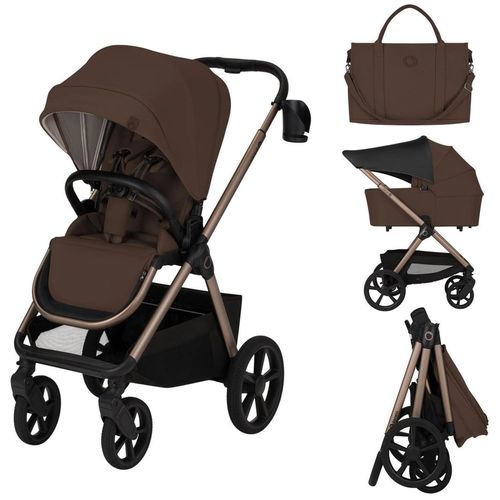 cumpără Сărucior pentru copii Lionelo Carucior 2in1 Carmine Brown Chocolate în Chișinău 