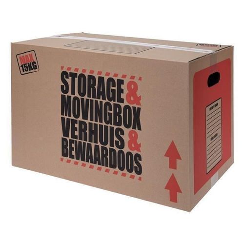 купить Короб для хранения Promstore 41597 Коробка картонная для хранения/транспортировки 47.5x33x32cm в Кишинёве 