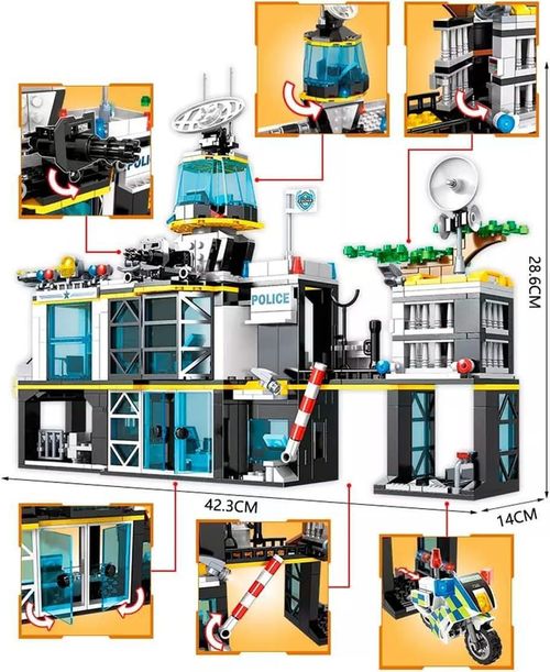 купить Конструктор Sluban R 6 / 3 (90574) constructor 1261elem. в Кишинёве 