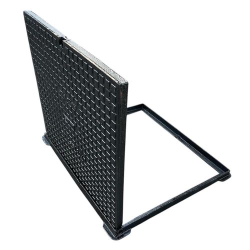 купить Аксессуар для дома Uniplast 16005, capac cu rama patrata din fonta 700x700 mm EN124 B125 (730 x 730 mm, H=37 mm) в Кишинёве 