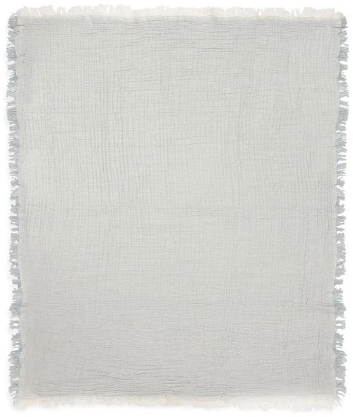 cumpără Lenjerie de pat pentru copii Jollein 516-511-68088 Paturica din muselina Fringe Stripe Sea Green GOTS, 75x100cm în Chișinău 