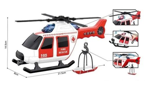 купить Машина Wenyi WY105B 1:10 Elicopter Serviciul Pompieri și Salvare (lumini/sunete) в Кишинёве 