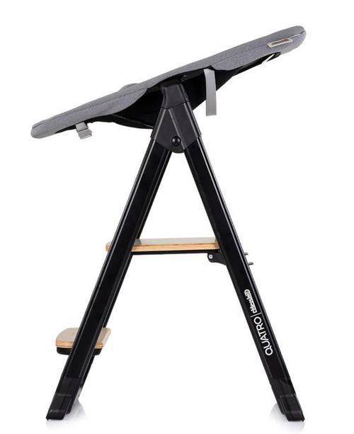 купить Стульчик для кормления Chipolino STHQU02601CH QUATRO charcoal 4in1 в Кишинёве 