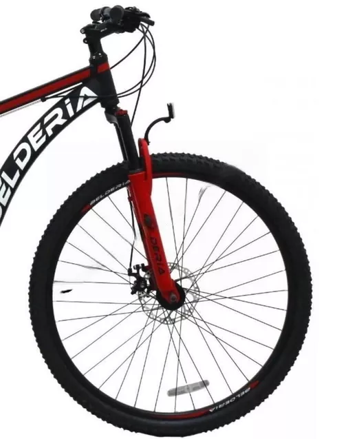 cumpără Bicicletă Belderia Camp XC 200 Doube Suspension R29 GD-SKD Black/Red în Chișinău 