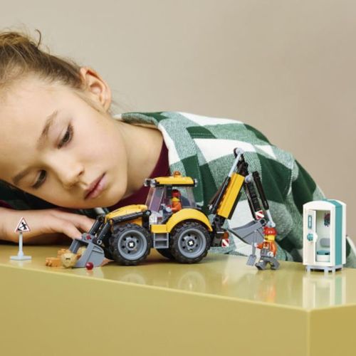 cumpără Set de construcție Lego 60480 Yellow Backhoe Loader în Chișinău 