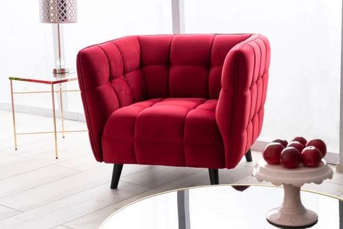 купить Кресло Signal Castello 1 Velvet (Burgundy/Wenge) в Кишинёве 