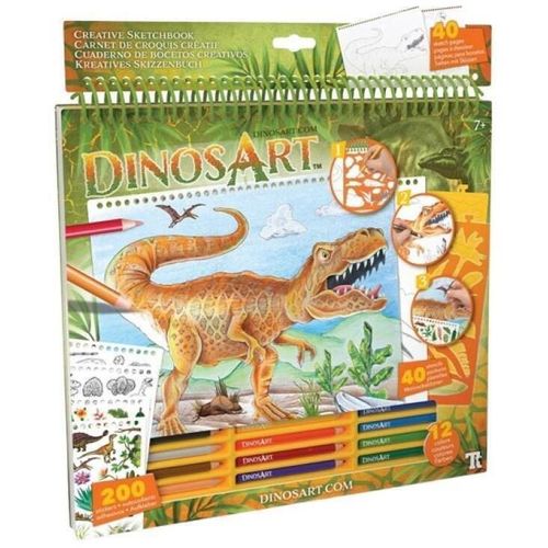 купить Набор для творчества DinosArt 15206 Caiet de schite 6buc в Кишинёве 