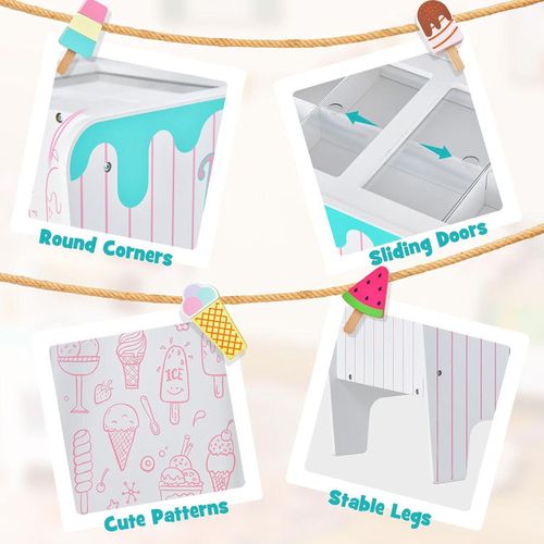 cumpără Complex de joacă pentru copii Richi (63383) Carucior cu inghetata din lemn în Chișinău 