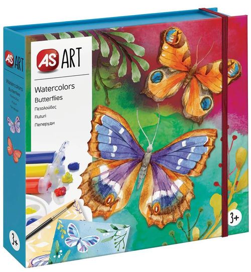 cumpără Set de creație As Kids 1038-21053 As Art Acuarela Fluturi în Chișinău 