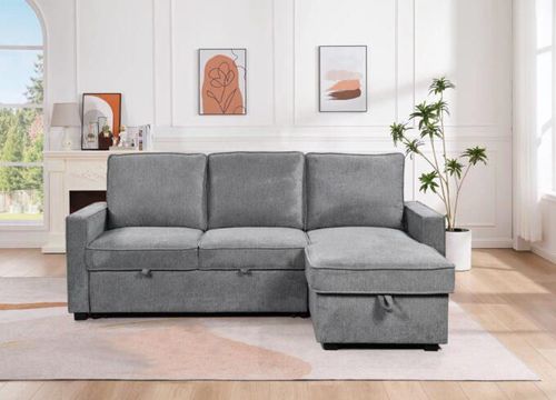 купить Диван Interdepo CLEO Light Grey (угловой) в Кишинёве 