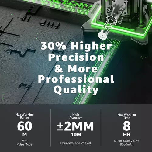 купить Нивелир лазерный Huepar ZK04CG 4D в Кишинёве 