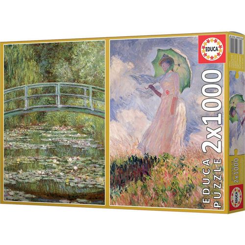 cumpără Puzzle Educa 19270 2X1000 Monet în Chișinău 