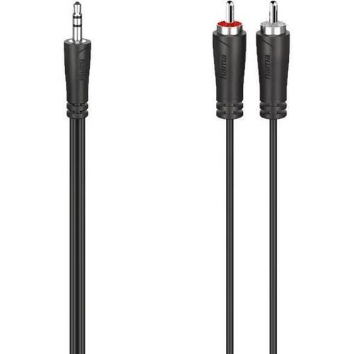 cumpără Cablu pentru AV Hama 200721 Audio Cable, 3.5 mm Jack Plug - 2 RCA Plugs, Stereo, 5.0 m în Chișinău 