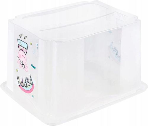 купить Короб для хранения Keeeper Peppa Pig Transparent (12238001) 30L в Кишинёве 
