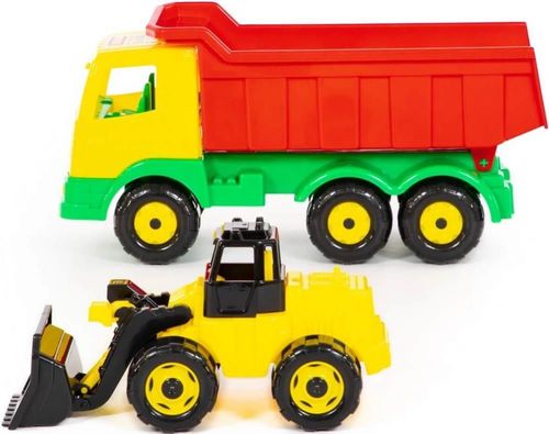 cumpără Mașină Полесье 44914 Jucarie camion in set cu tractor în Chișinău 
