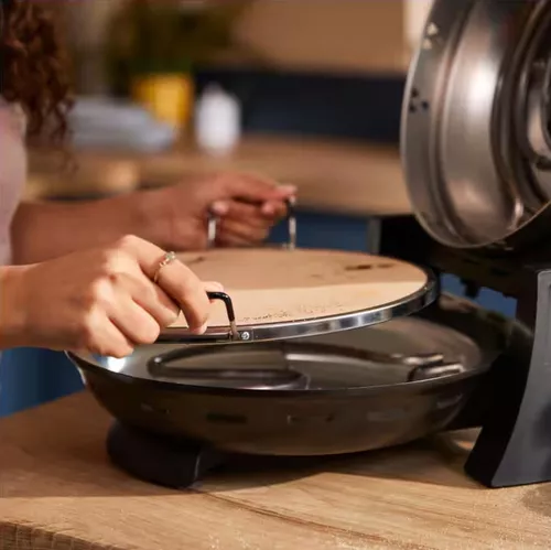 купить Печь электрическая компактная Kenwood KPO10.000BK Pizza Oven в Кишинёве 