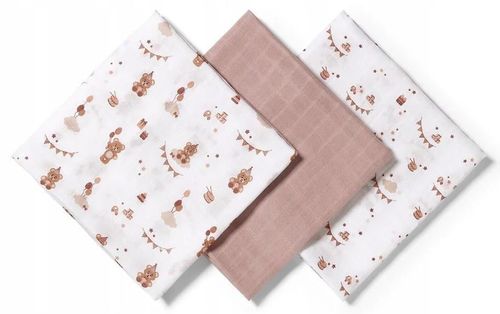 купить Аксессуар для пеленания BabyOno 397/15 Scutece BAMBUS super moale 3 buc. Babyono в Кишинёве 