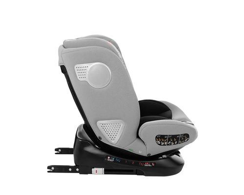 Поворотное автокресло с isofix KikkaBoo i-Moove Light Grey (0 - 36 кг) 