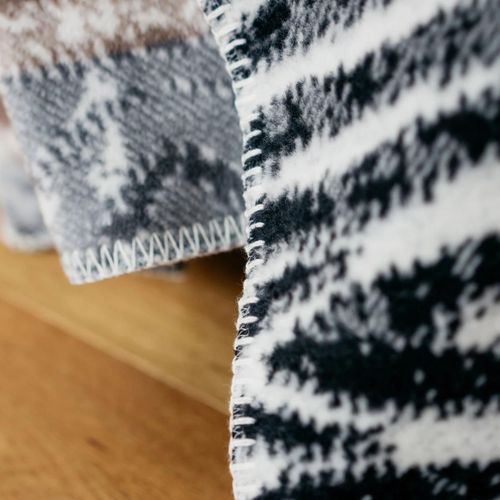 cumpără Textile de casă Ibena 2331/830 Jacquard Decke Tansania Grey/beige în Chișinău 