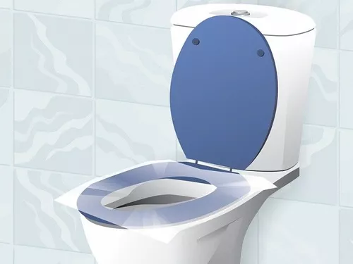 Huse protectoare pentru WC de unică folosință (10 buc) 