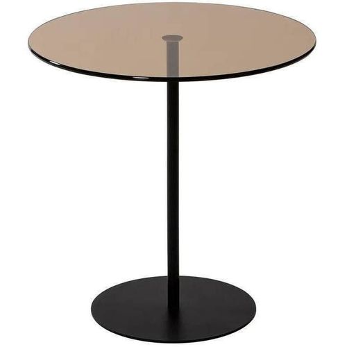 купить Журнальный столик Trendy Chill-Out, черный, бронзовый 50x50x50 см в Кишинёве 