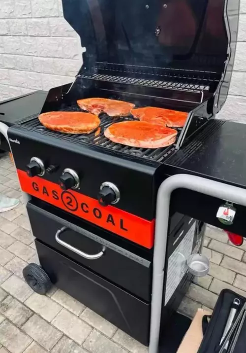 купить Мангал Char-Broil Gratar pe gaz&carbuni Gas2Coal 3 Burner Hybrid (468300618) в Кишинёве 