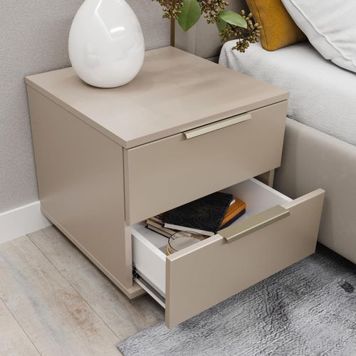 купить Тумбочка Bayro Napoli 500x500x500 серый камень в Кишинёве 