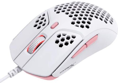 cumpără Mouse HyperX 4P5E4AA, Pulsefire Haste, White/Pink în Chișinău 