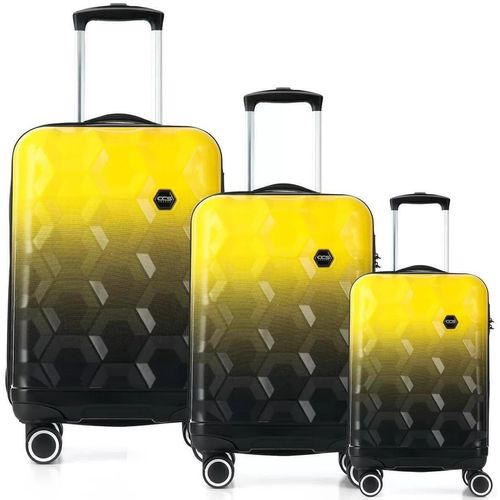 cumpără Valiză CCS Комплект 5226 Set Black-Yellow în Chișinău 