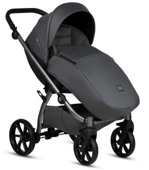 купить Детская коляска Tutis 2in1 UNO5+ Leather 2/1 Jet Black (1402166) в Кишинёве 