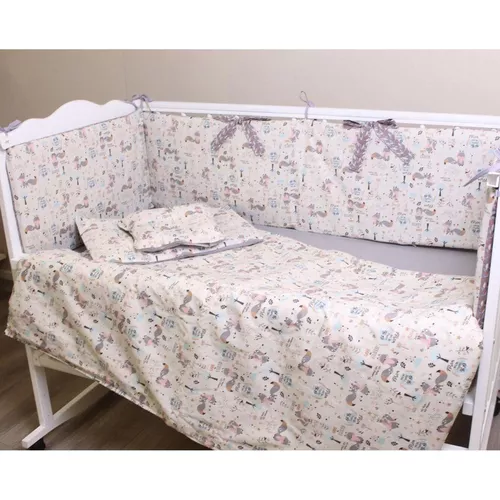 купить Детское постельное белье PernaMea Set lenjerie 8 piese Baby Freya (PM.100262/7) в Кишинёве 