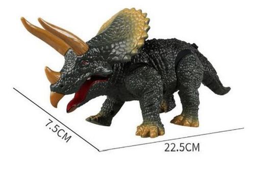 купить Радиоуправляемая игрушка Essa 9988 Jucărie interactivă Dinozaur triceratops cu telecomandă (lumini si sunet) в Кишинёве 