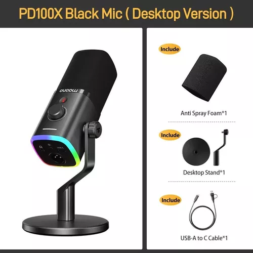 cumpără Microfon pentru PC Maono PD100X Black în Chișinău 