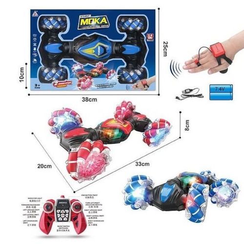 cumpără Jucărie cu telecomandă New World 2057 Masina STUNT Rock Crawler cu T/C, rosie, 2407D în Chișinău 