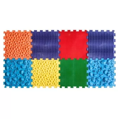 купить Коврик игровой Ortek 09711 Коврик ортопедический массажный Sea 8эл 26x26cm в Кишинёве 
