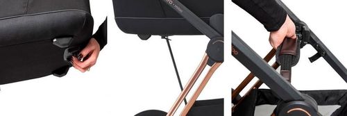 купить Детская коляска Espiro Modular Miloo 2/1 10 Black в Кишинёве 
