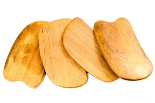 cumpără Accesoriu p/u îngrijirea feței miscellaneous 10724 Gua Sha din lemn (oval) 10090 în Chișinău 
