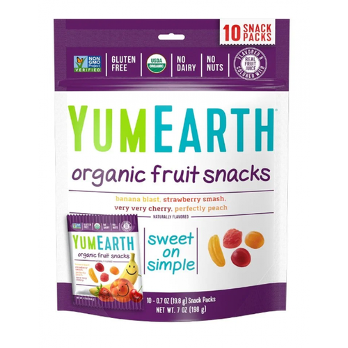 Жевательные конфеты YumEarth Organic & Vegan Fruit Snacks 198 г 