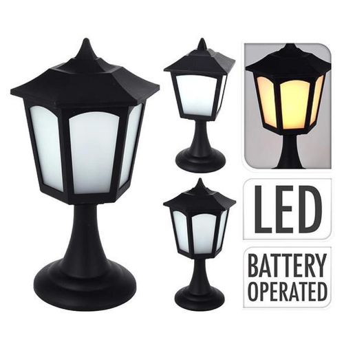 купить Светильник уличный Promstore 42506 Felinar Strada LED cu functie timer 27x14cm, plastic, negru в Кишинёве 