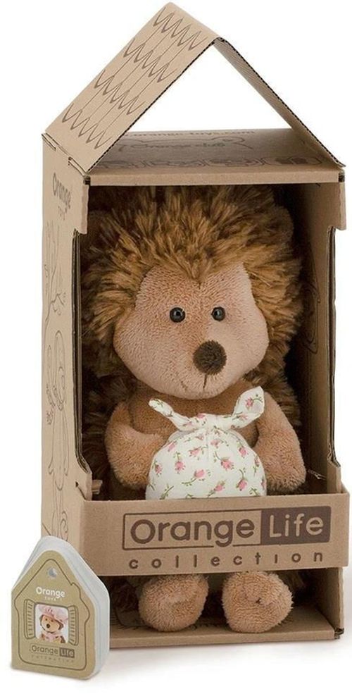 купить Мягкая игрушка Orange Toys OS065/20B Life, Prickle the Hedgehog with knapsack 20cm в Кишинёве 