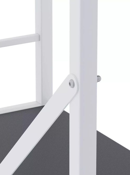 cumpără Raft de birou Nex Home Raft metalic Loft 1800x600x240mm, 6 polite PAL, White/ Anthracite în Chișinău 