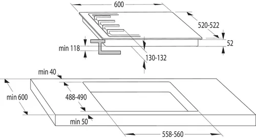 купить Встраиваемая поверхность комбинированная Gorenje GCE691BSC в Кишинёве 