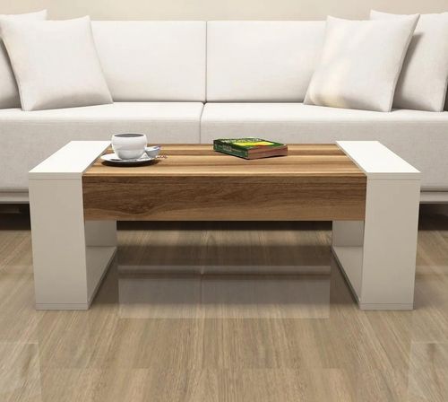 cumpără Măsuţă cafea Trendy Venus, Nuc, Crem 102x37x60cm în Chișinău 