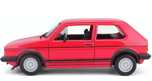 cumpără Mașină Bburago 18-21089 Die-Cast 1:24 Volkswagen Golf Mk1 GTI 1979, rosie în Chișinău 