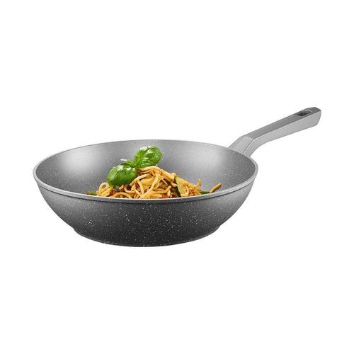 купить Сковорода Ambition 813207 Wok, Silverstone, 28 Cm, Qualum Basic Stone в Кишинёве 