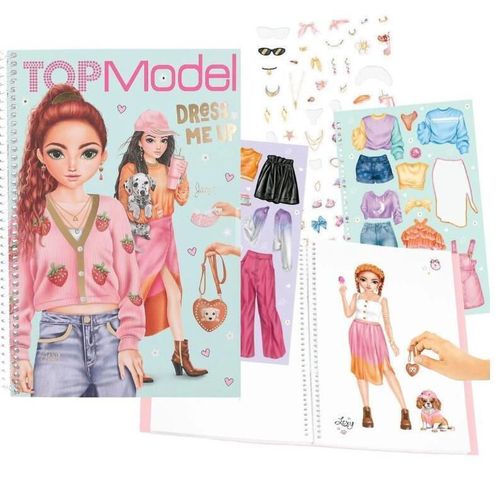 купить Набор для творчества TOPModel 0413486 Caiet de schite cu autocolante Fashion в Кишинёве 